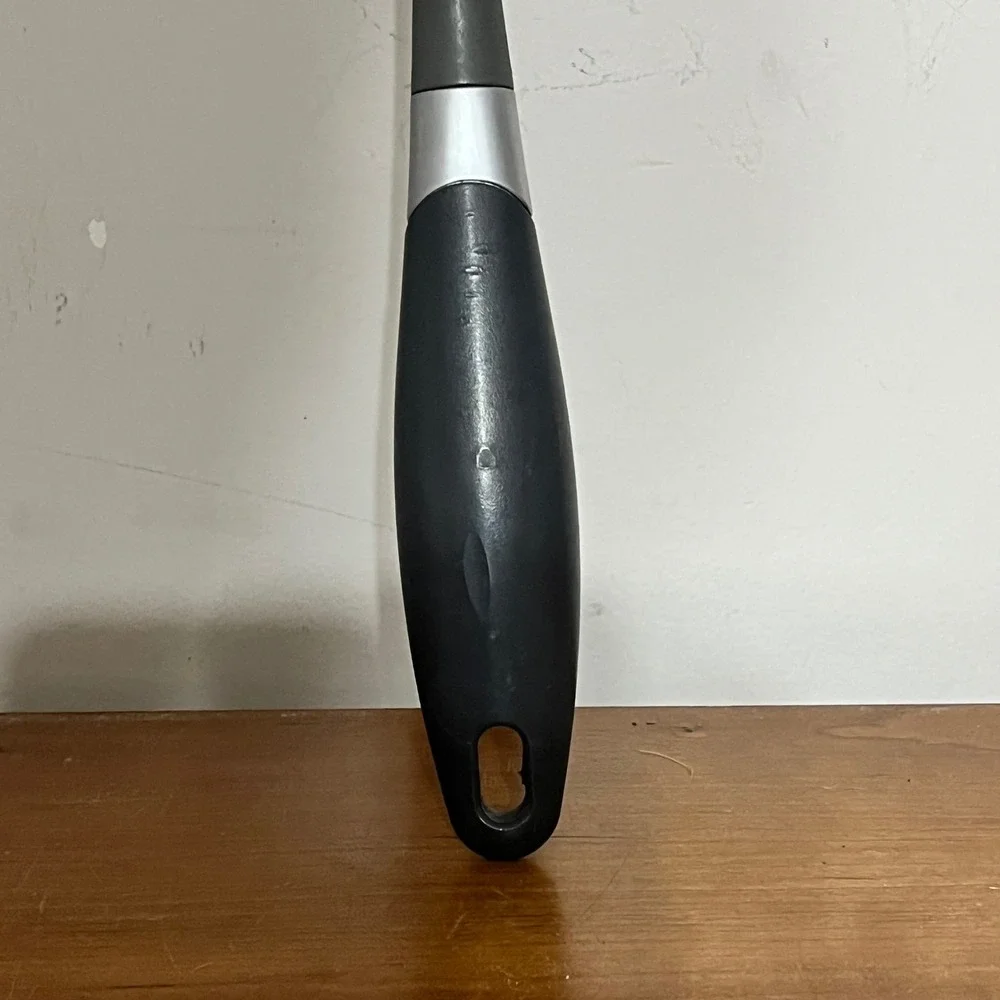 EKCO Black Nylon Slotted Spatula Turner with Ergonomic Grip Handle‎